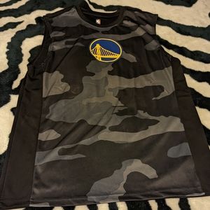NBA Golden Warriors camo tank